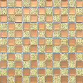 13 facetas espelho de diamante telha de mosaico de vidro quadrado